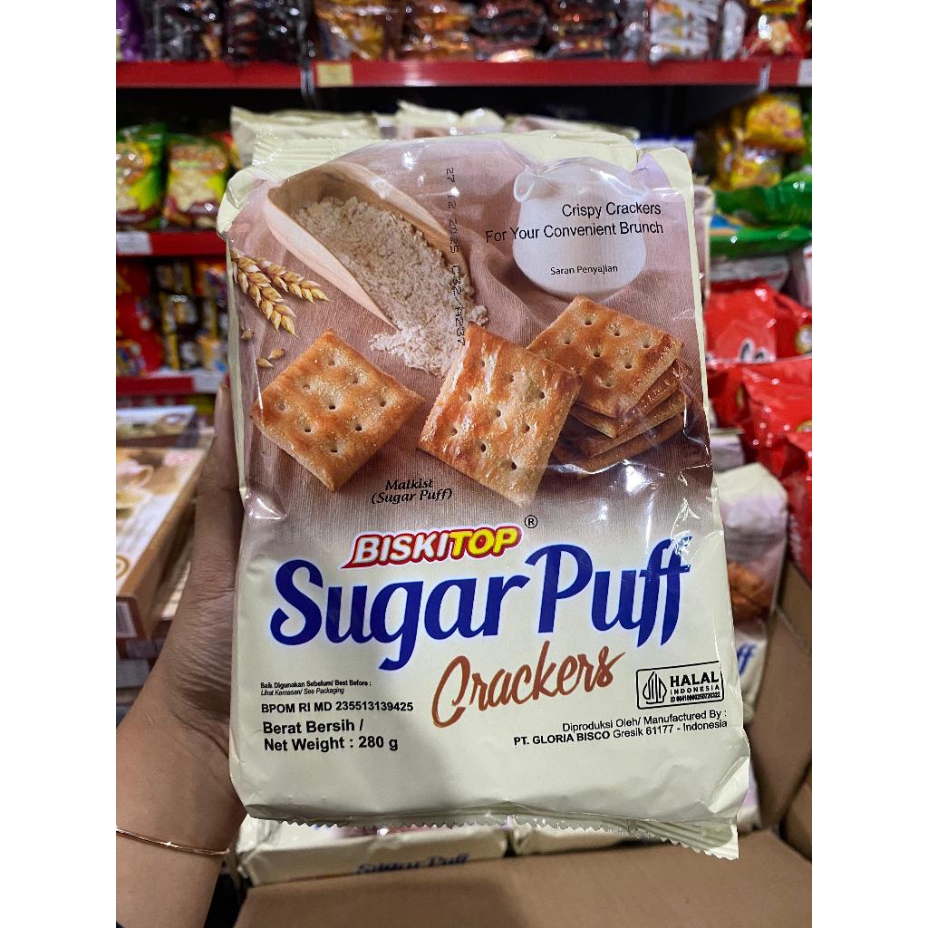 

BISKITOP SUGAR PUFF KEMASAN 280 GRAM