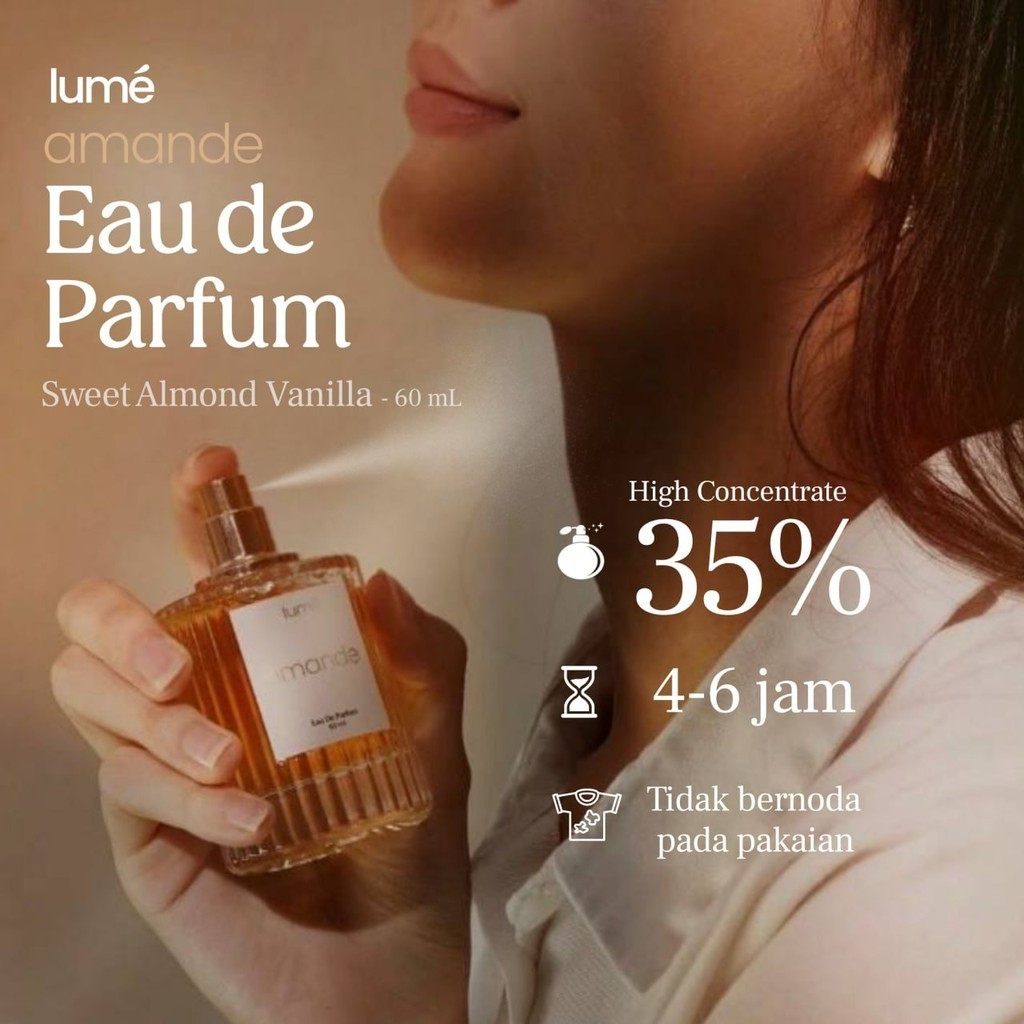 LumeColors Parfum Amande Sweet Almond Vanilla - Eu De Parfume 60 ml Original