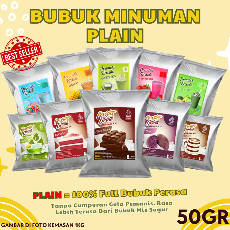 

Bubuk Minuman PLAIN 50gr