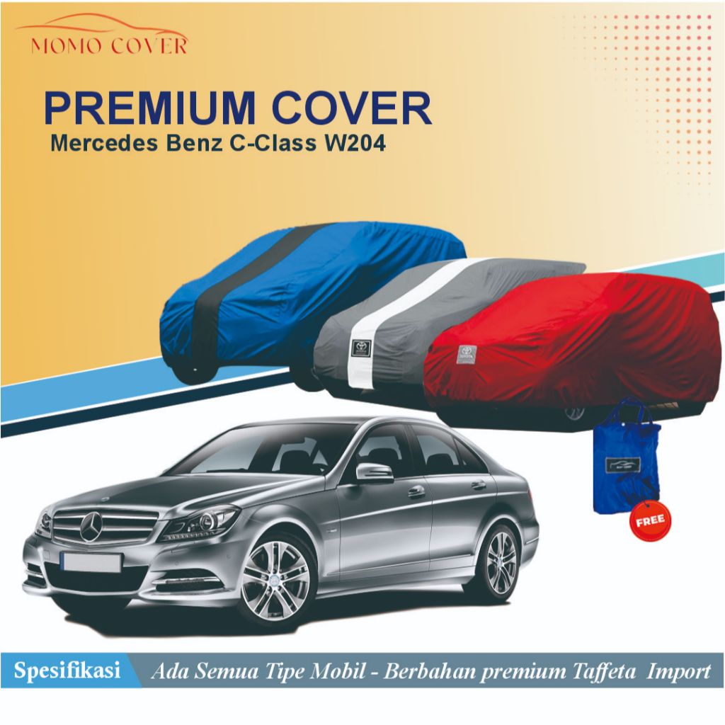 Premium Momo Cover Sarung Mobil Mercedes Benz C-Class W204 C200 CLA200