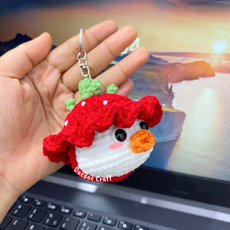 [Daedae Craft] Duck's Head Keychain