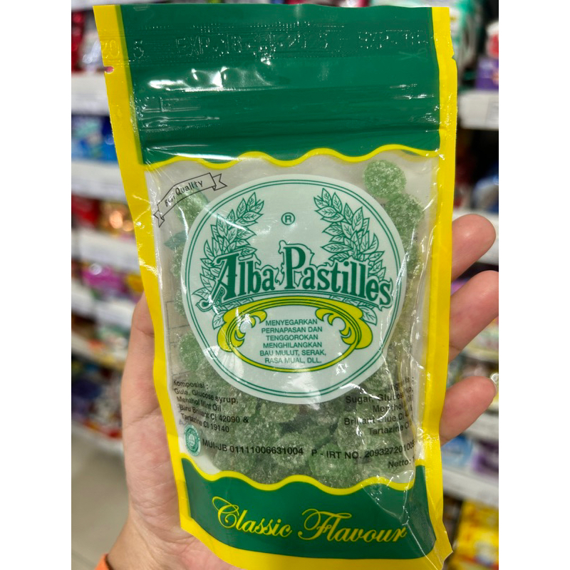 

Alba pastilles permen mint 100gr