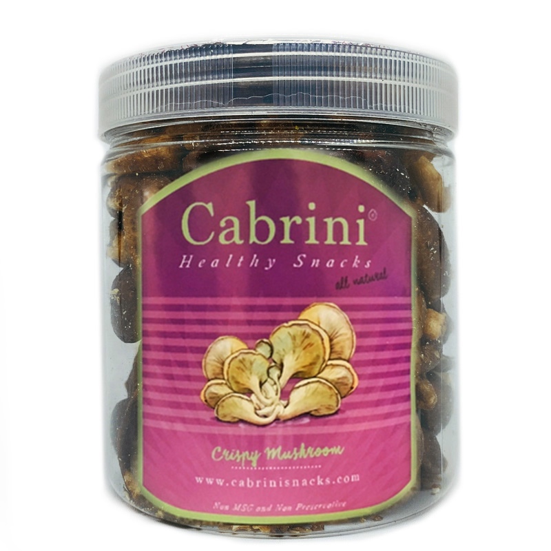 

CABRINI SNACKS Keripik Jamur Shitake 500 ml Shiitake Cemilan Sehat Diet Viral Murah Vacuum Fried