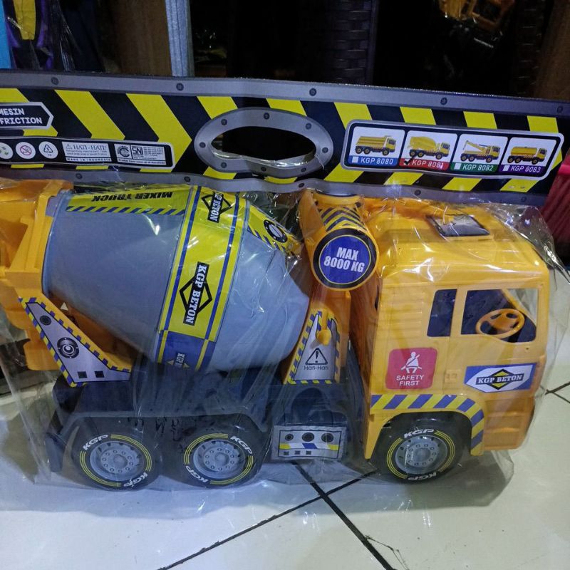 PROMO MAINAN MOBIL TRUK MOLEN MIXSERJUMBO FREE PACKING BUBEL DUS KGP