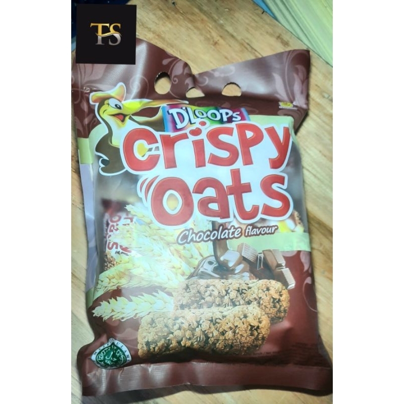 

D'Loops crispy oats chocolate dan strawberry flavour