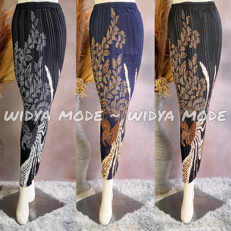 Widya Mode - Rok Plisket Rok Batik Bawahan Kebaya Batik Modern