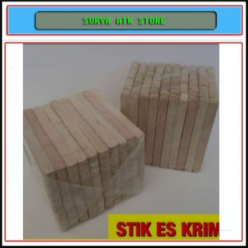 

1 Pak Stik Es Krim Isi 500 Pcs