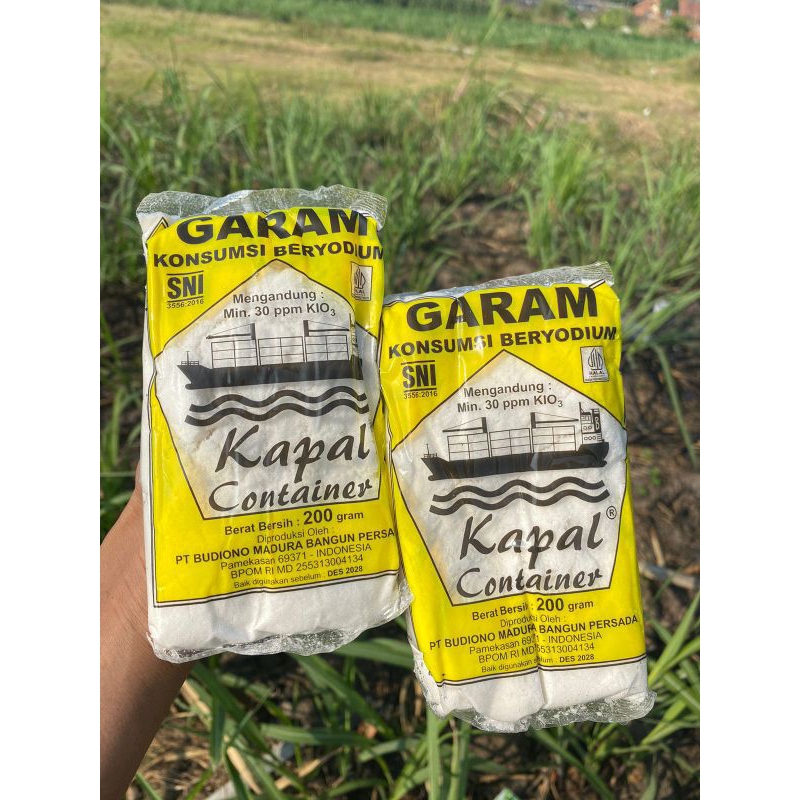 

Garam dapur cap kapal 200g isi 3pcs