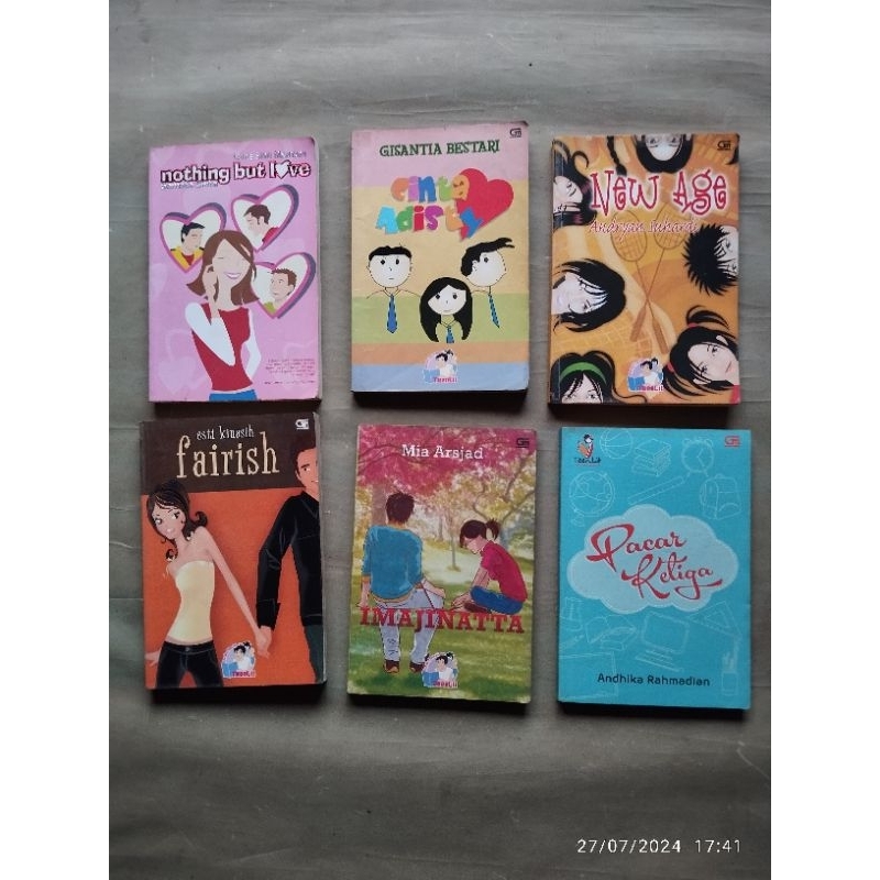 Novel TeenLit, Nothing but I Love, Cinta Adisty, New Age, Fairish, IMAJINATTA, Pacar Ketiga, I' d TE