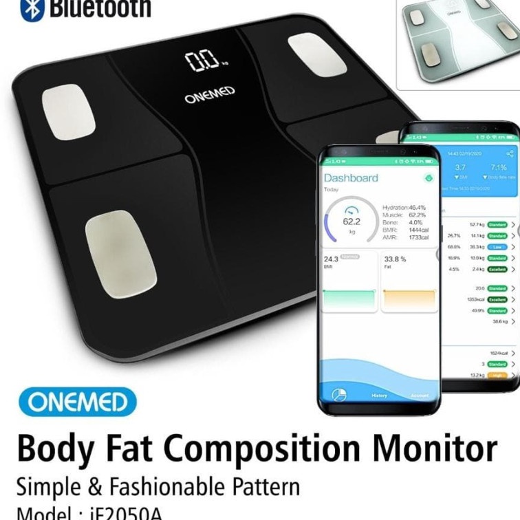 KI3 BODY FAT ONEMED IF 25 A  TIMBANGAN BADAN LEMAK DITAL  BLUETOOTH MEDICALONMEDICAL ON