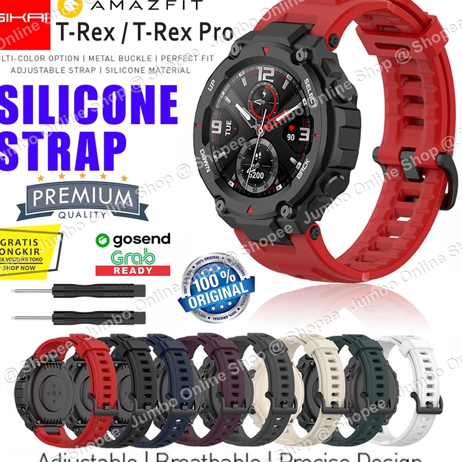 Klaim promo SIKAI Silikon Strap for Amazfit TREX TREX PRO Tali Silicon TREX TREX PRO Silicone