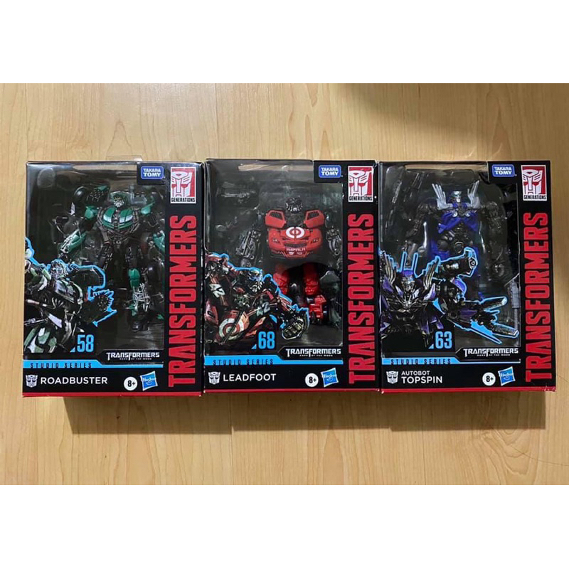 Transformers Studio Series The Wreckers SS68 Leadfoot SS58 Roadbuster SS63 Topspin SET of 3 MiSB NEW