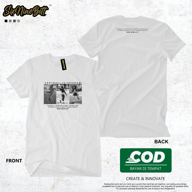 Kaos Bob Marley Football Is Freedom
