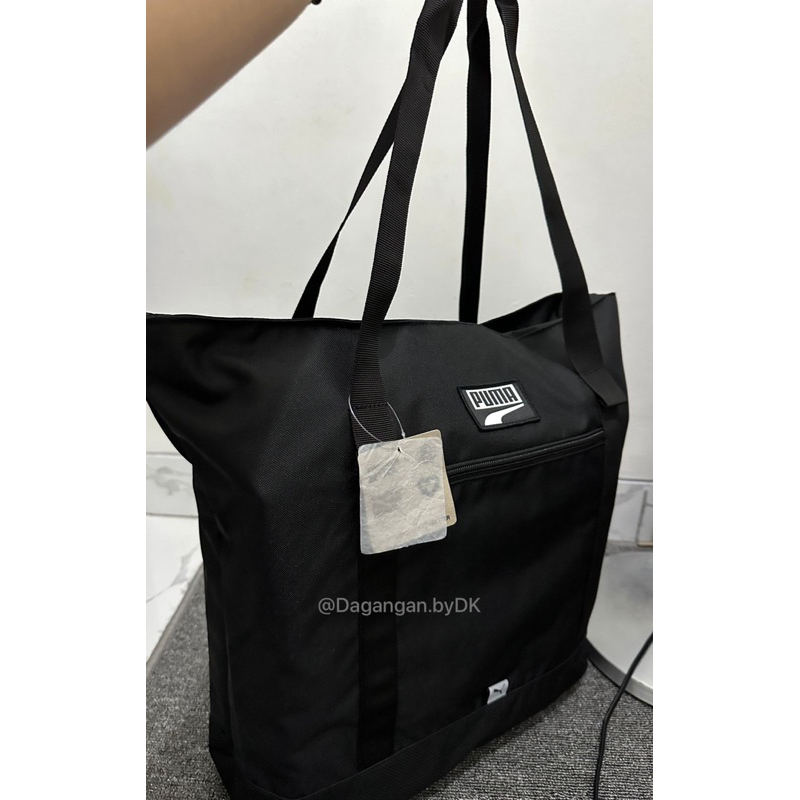Tas Totebag Puma Original 100% Full Hitam
