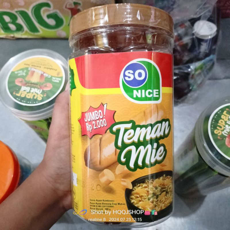

sosis so nice teman mie kemasan toples (isi 17biji)
