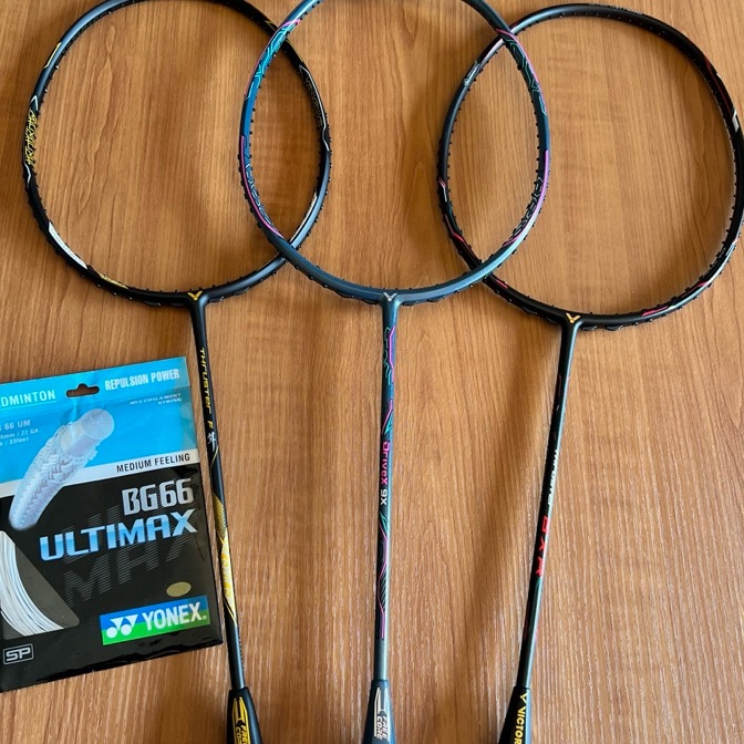 KI3 RAKET BTON BULUTANGKIS VICTOR THRUSTER AURA SPEED DRIVEX BXR