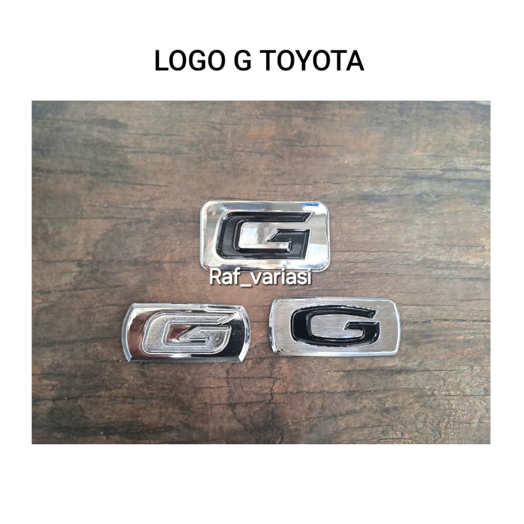 Emblem Logo G avanza / Logo G innova - emblem G avanza Lama emblem G toyota avanza innova