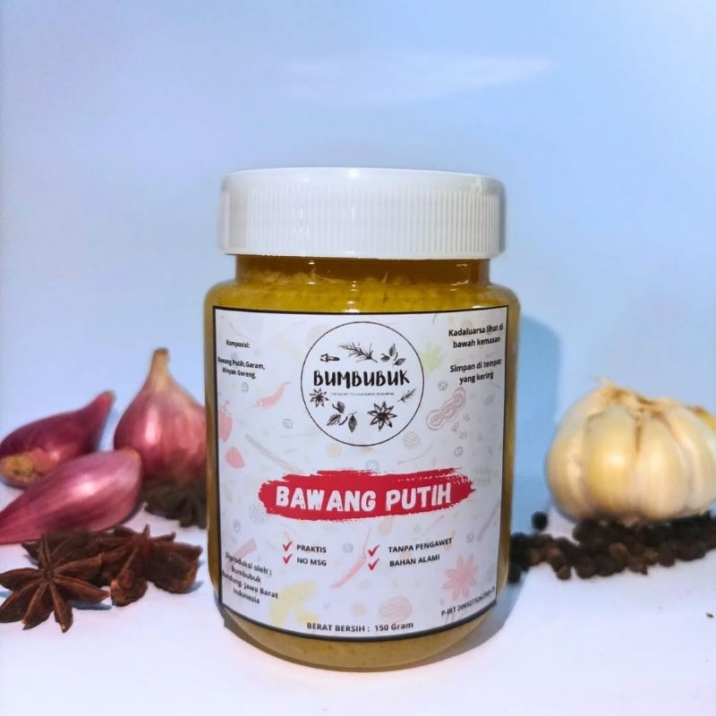 

Bumbubuk Bumbu Bawang Putih Giling 180gr / Bumbu Instan / Bumbu Masak / Bawang Putih / Kunyit / Bumbu Racik / Bumbu Pasta / Bawang Putih Halus / Bawang Putih Bubuk