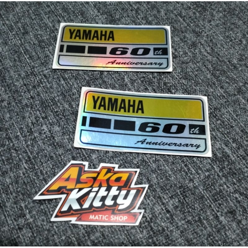 Sticker Anniversary 60th Yamaha