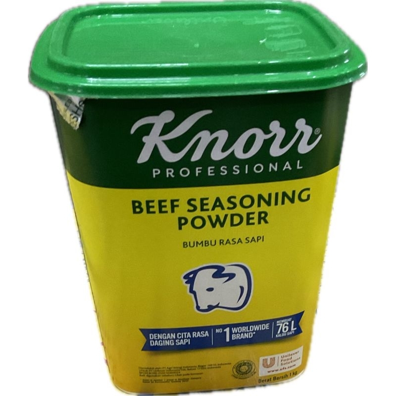 

KNORR BEEF SEASONING POWDER 1KG KALDU SAPI Keluarga & Anak Bumbu Asli Penguat Rasa Bahan Alami