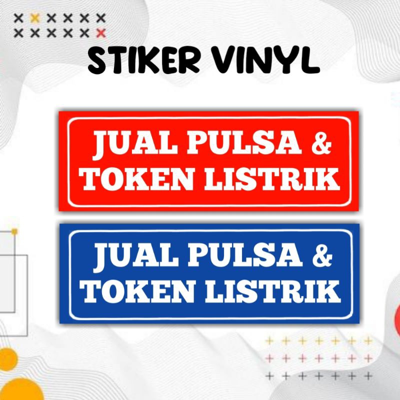 

STIKER VINYL LAMINASI JUAL PULS4 & TOKEN LISTR1K