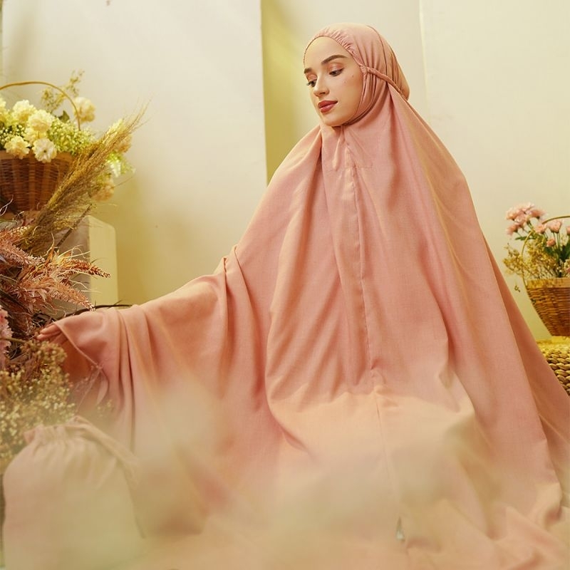 Mukena Tiara Tatuis 377 Maxi Jumbo Peach