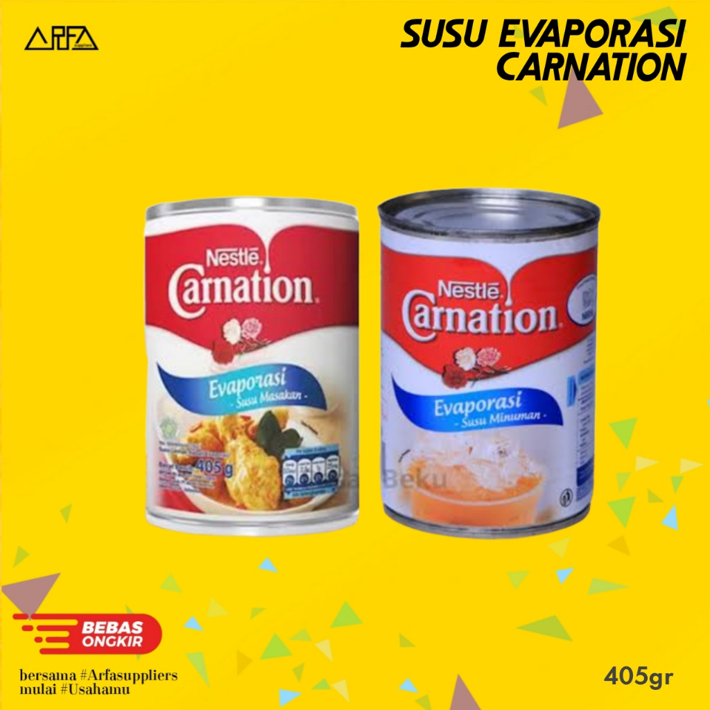 

Carnation Susu Evaporasi 405gr