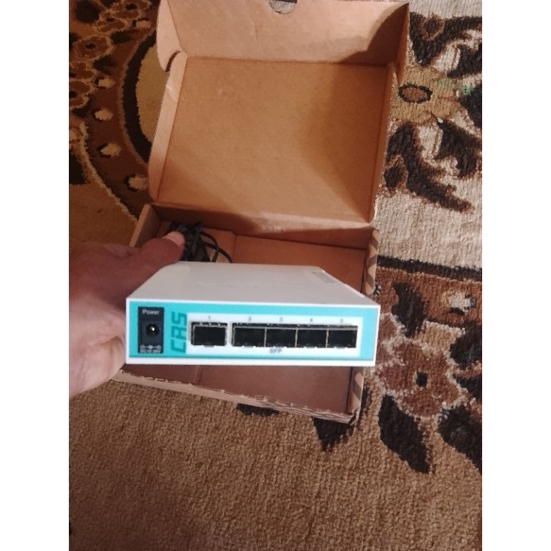 Mikrotik CRS 106 1C 5s bekas normal mulus