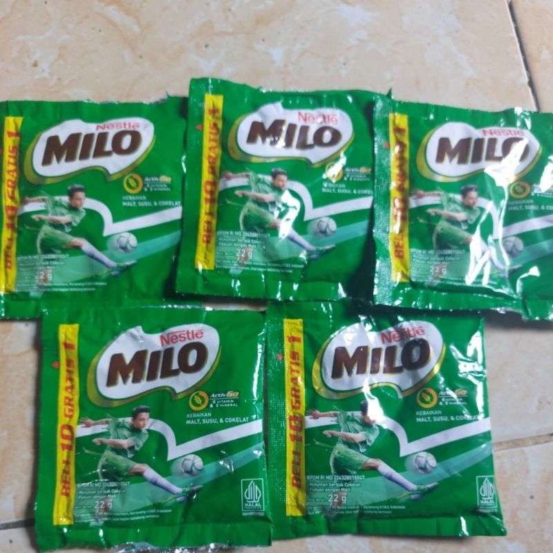 

( 5 sachet ) MILO MINUMAN SERBUK 22GRX5