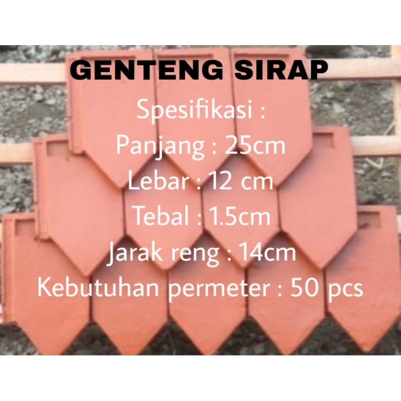 Genteng Gasebo Sirap murah