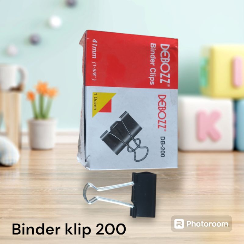 

Binder klip Debozz 200 41mm klip kertas