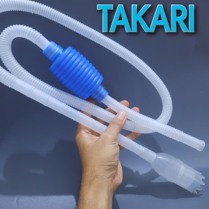 Pembersih Aquarium Sifon Flexible Kuras air aquarium cleaner pump / Sedot kotoran aquarium