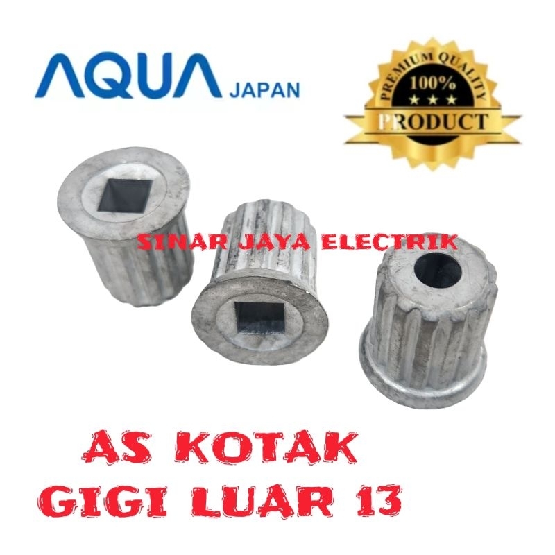 INTI PULSATOR GEAR PULSATOR MESIN CUCI AQUA AS KOTAK