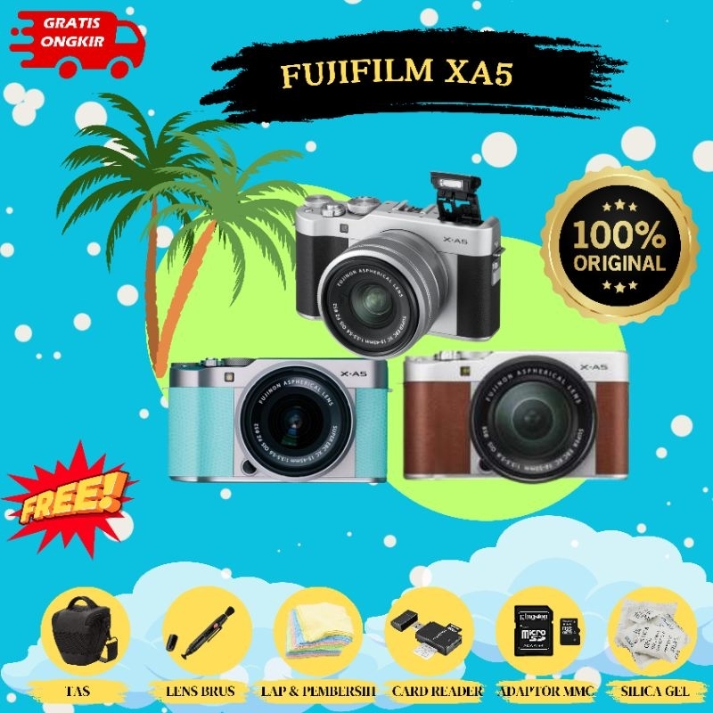 Fujifilm XA5 / FUJI FILM XA5 WIFFI LENSA KIT 15 - 45