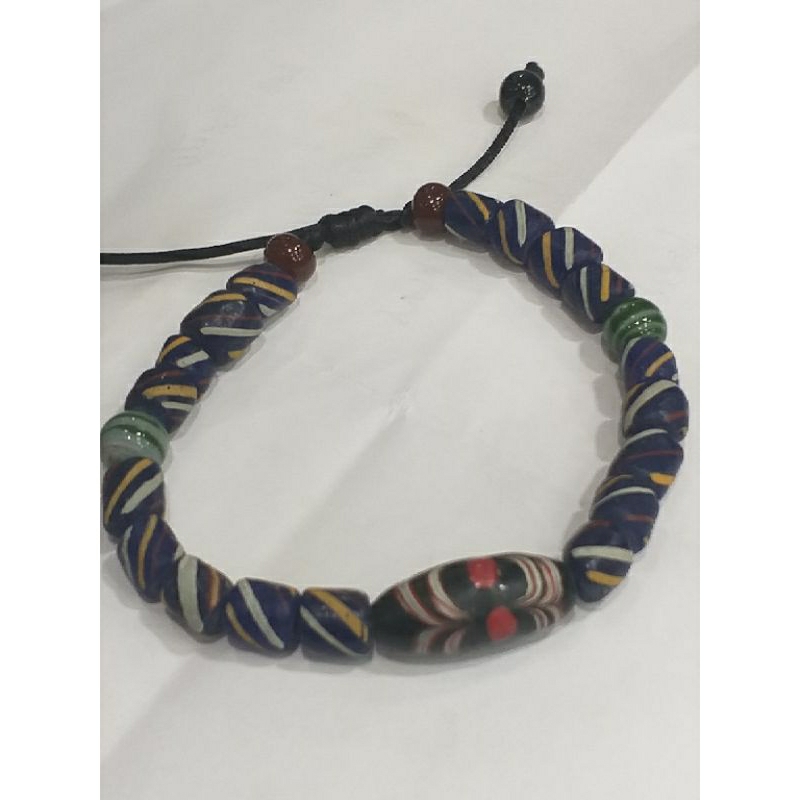 gelang natural dayak gelang batu dayak  gelang manik dayak