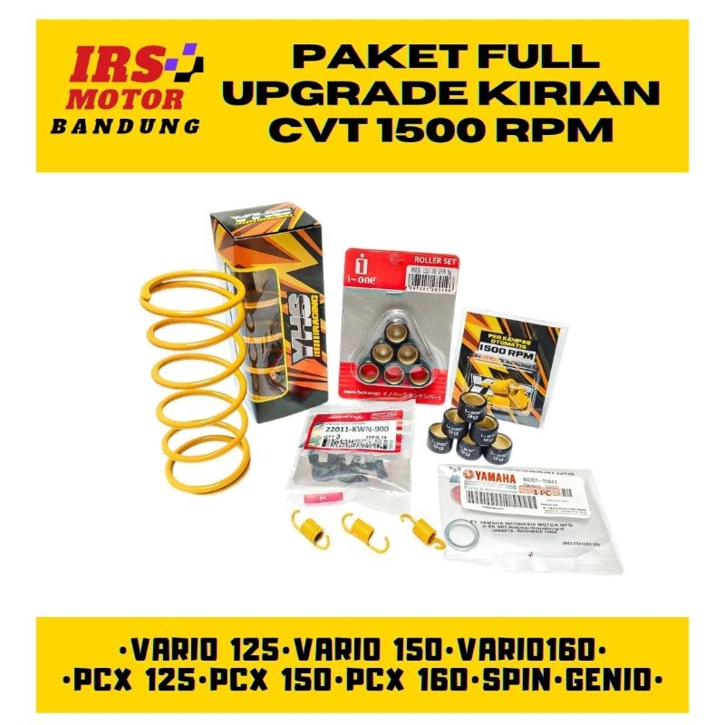 PAKET FULL UPGRADE KIRIAN PER CVT 1500 RPM VARIO 125 OLD VARIO 125 NEW VARIO 150 OLD VARIO 150 NEW V