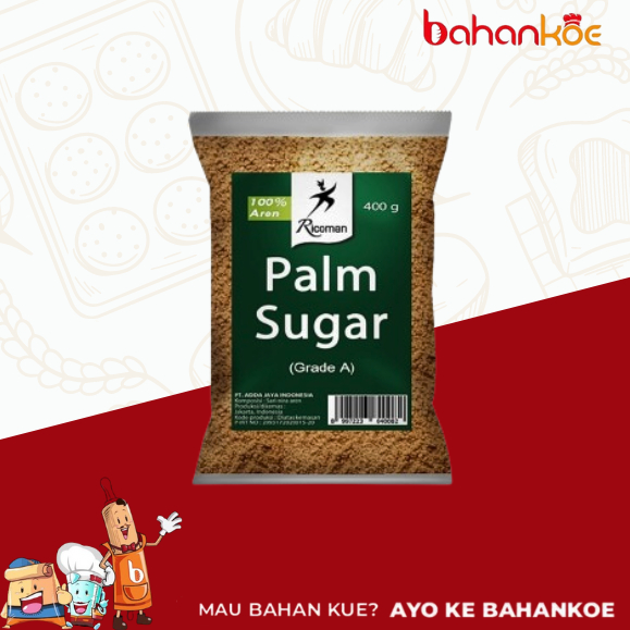 

RICOMAN PALM SUGAR BKS 400 GR