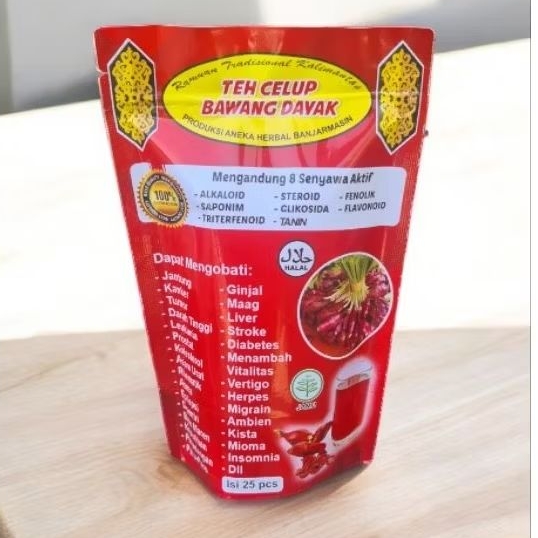 

Teh HERBAL BAWANG DAYAK ASLI KALIMANTAN