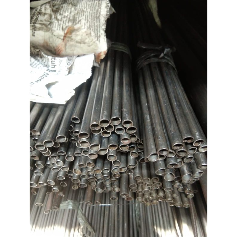 pipa besi od 15mm id 12mm panjang 500mm pipa besi potongan