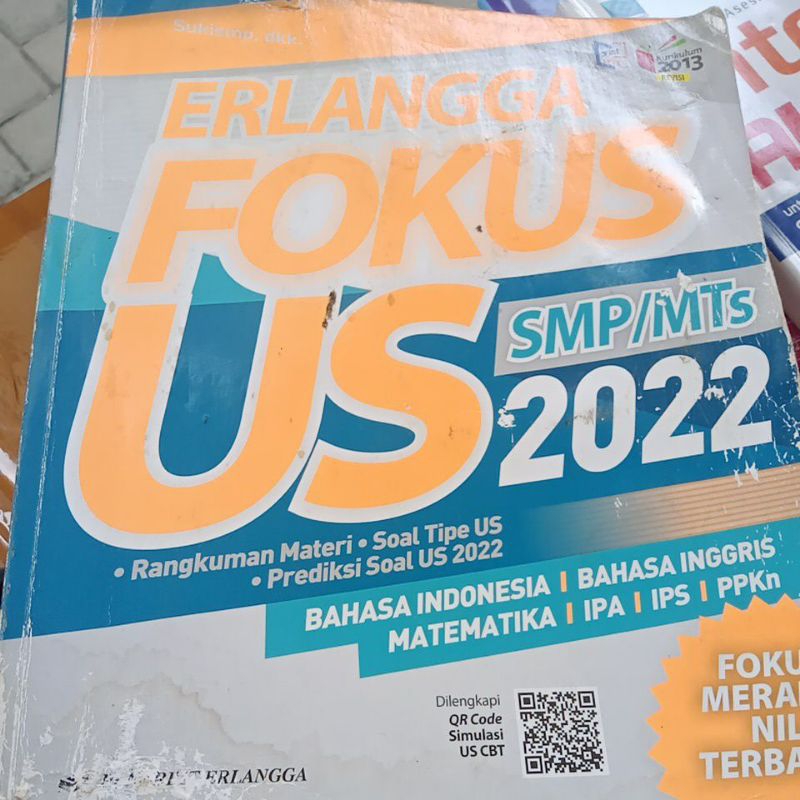 Erlangga fokus US untuk SMP MTS 2022