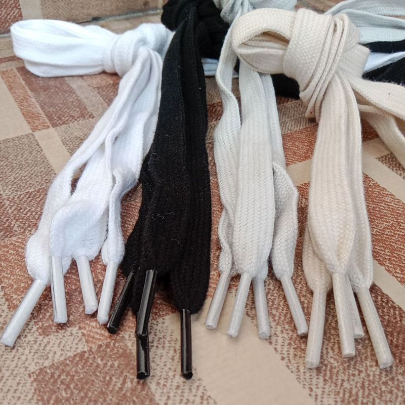 TALI SEPATU LEBAR TALI SEPATU BAHAN KATUN