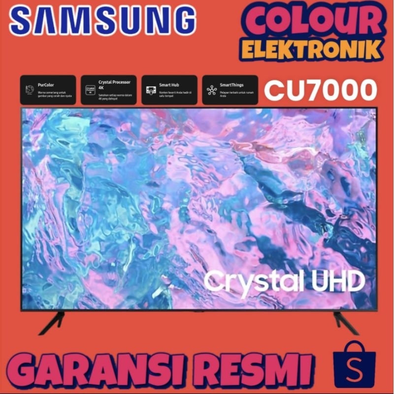 SAMSUNG 43CU7000 4K SMART TV 43 inch UA43CU7000KXXD UA43CU7000 CU7000