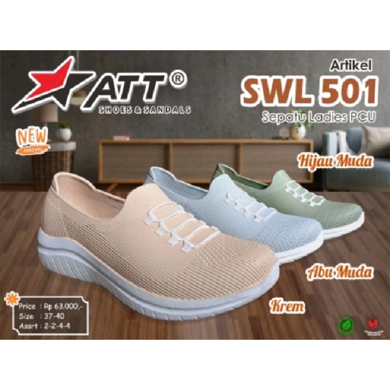 Sepatu Karet PRO ATT wanita super ringan anti slip