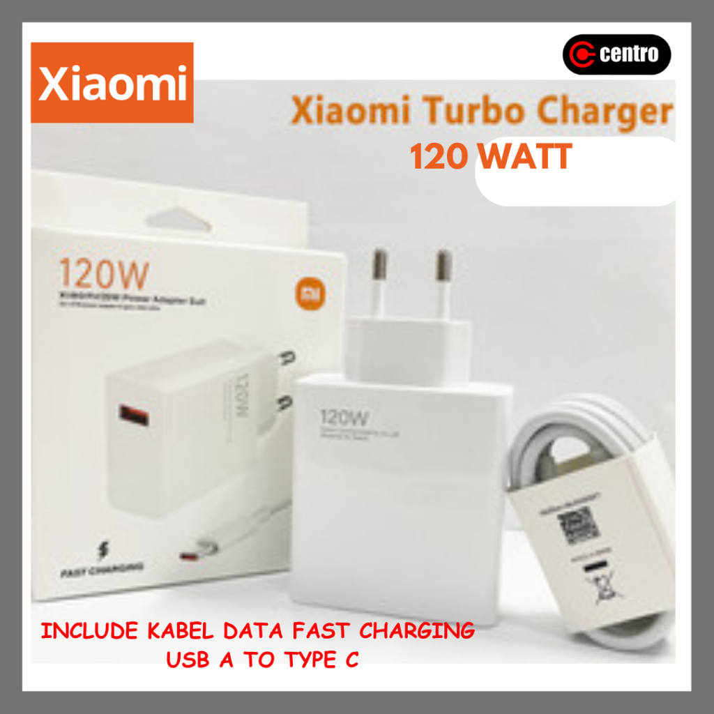 XIAOMI TURBO CHARGER 120 WATT ORIGINAL