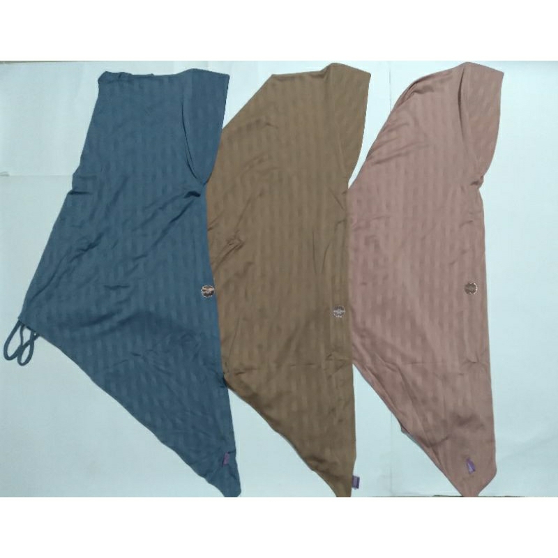 Jilbab Hijab Motif Serut Samping