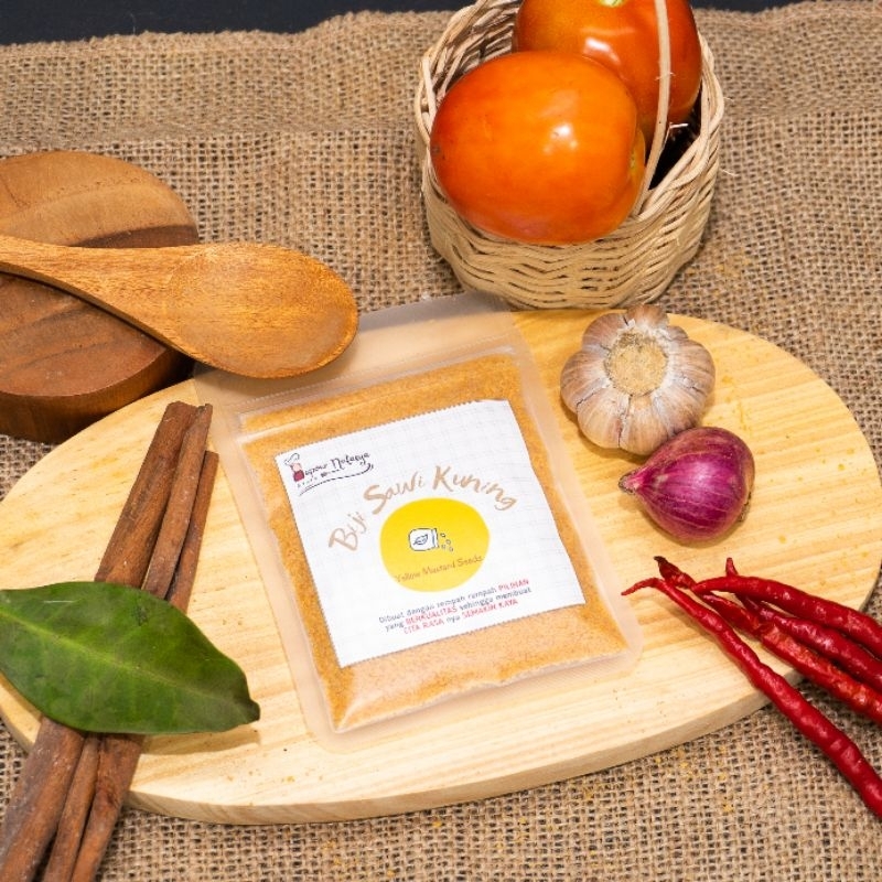 

Dapoer Natasya - Biji Sawi Kuning Bubuk | Yellow Mustard Seeds Powder | pelengkap Masakan | Murni | Ekonomis (30gram)