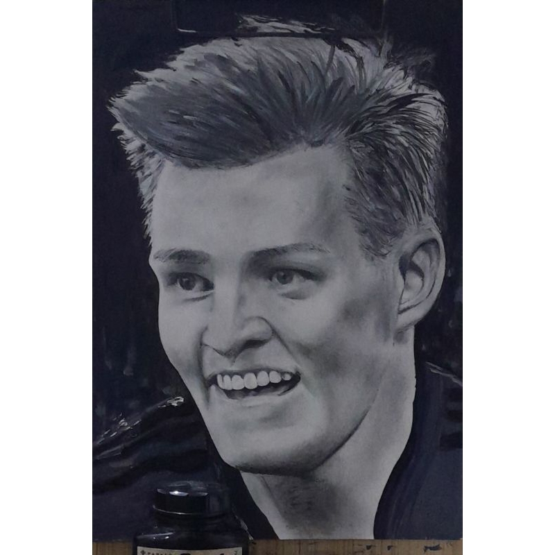 

sketsa wajah/lukisan pensil foto