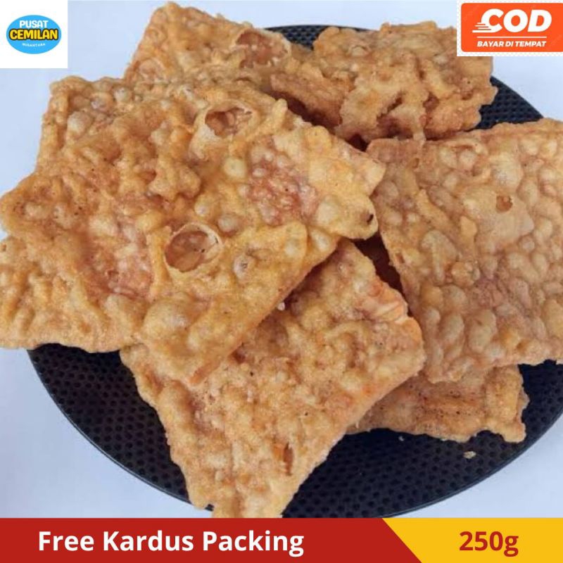 

Snack Kiloan | Makanan ringan | Murah Enak Gurih Asin Krispi Crispy | Camilan Cemilan Keripik Tempe | Keripik Tempe Kotak premium original | Renyah Isi 250 gram.