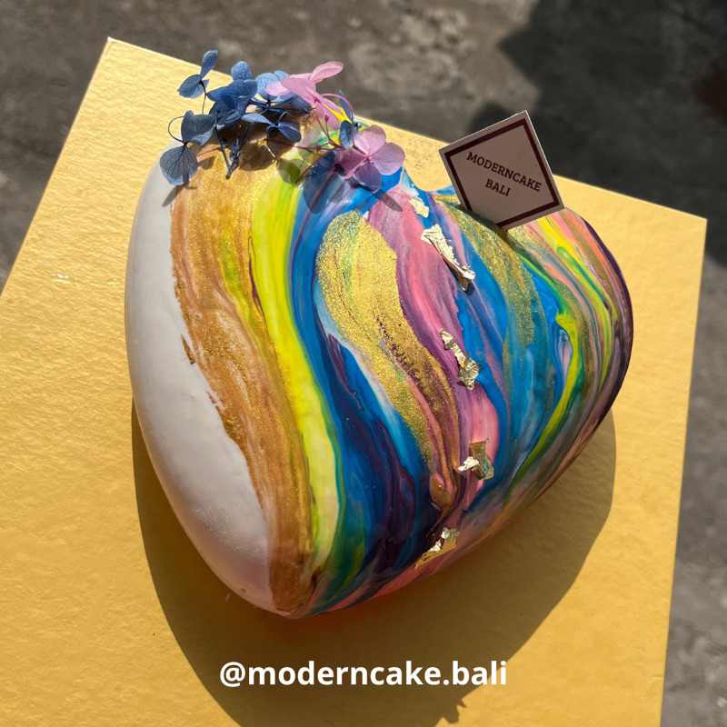 

LOVE 14D // Entermet cake baki by moderncake.bali