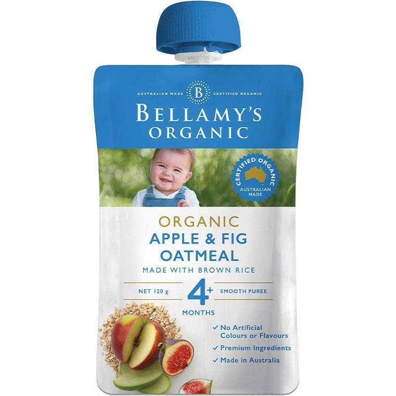 Bellamys Bubur Bayi Organic Apple Fig & Oatmeal 120g